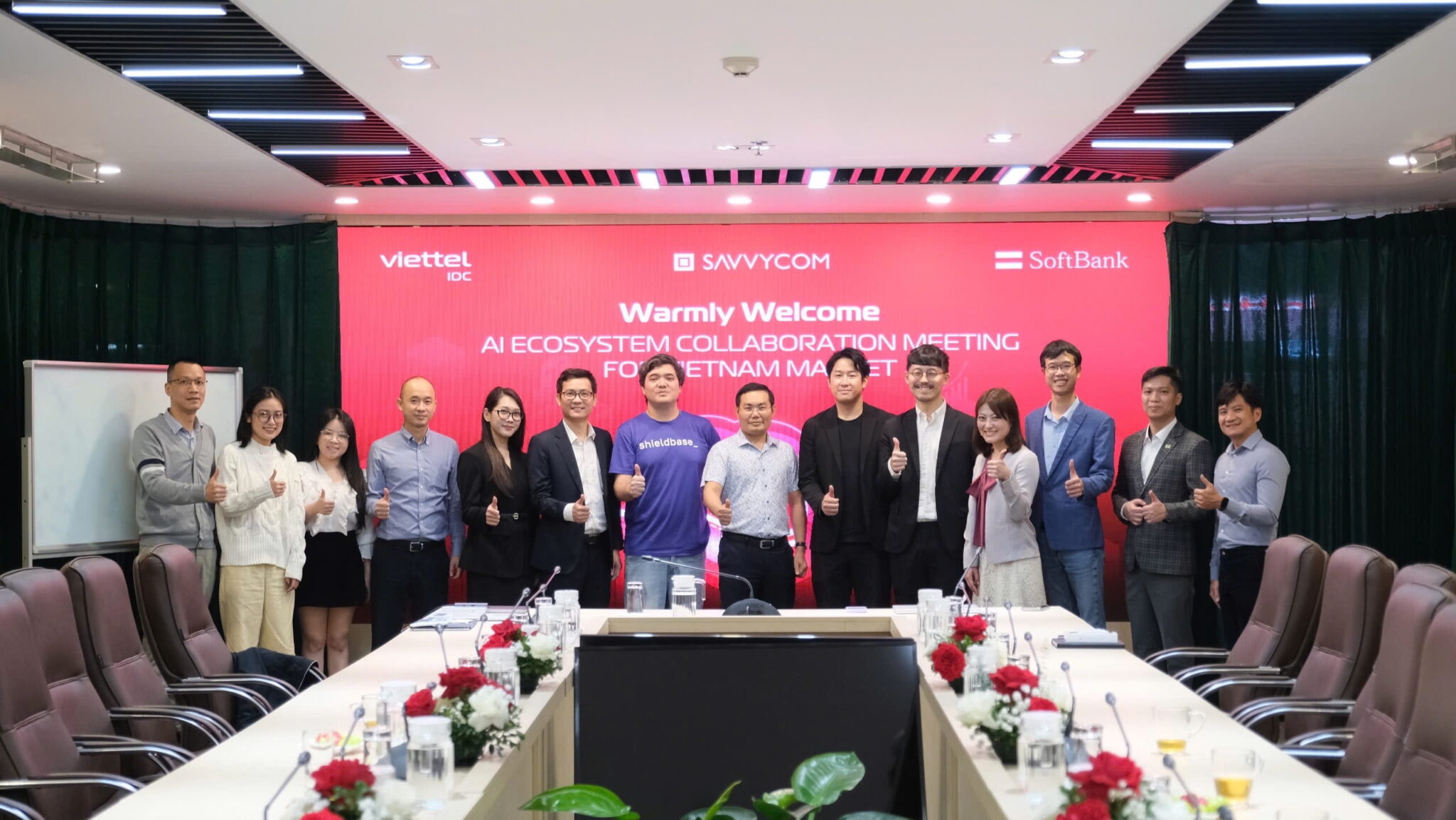 Savvycom làm việc cùng đối tác Viettel IDC và SoftBank trong phiên hợp tác hệ sinh thái AI cho thị trường Việt Nam
