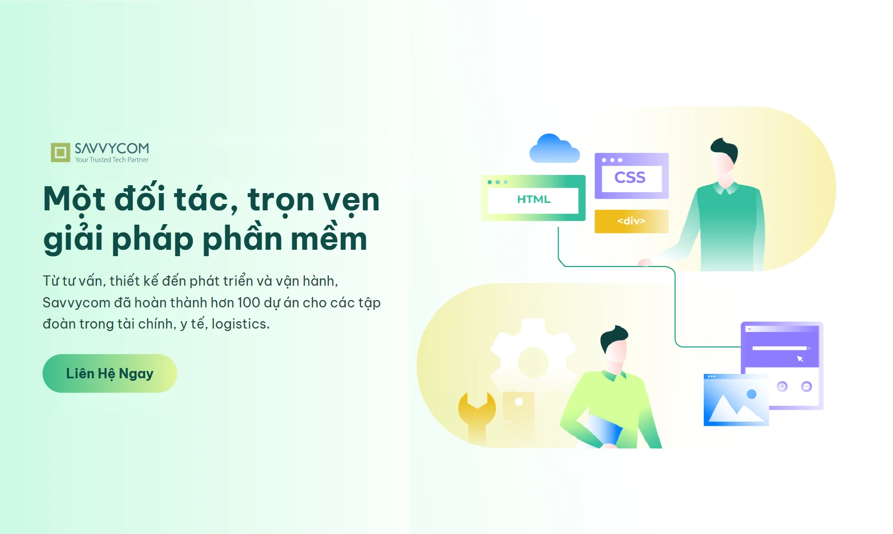 Một đối tác, trọn vẹn giải pháp phần mềm - Savvycom Một đối tác, trọn vẹn giải pháp phần mềm - Savvycom