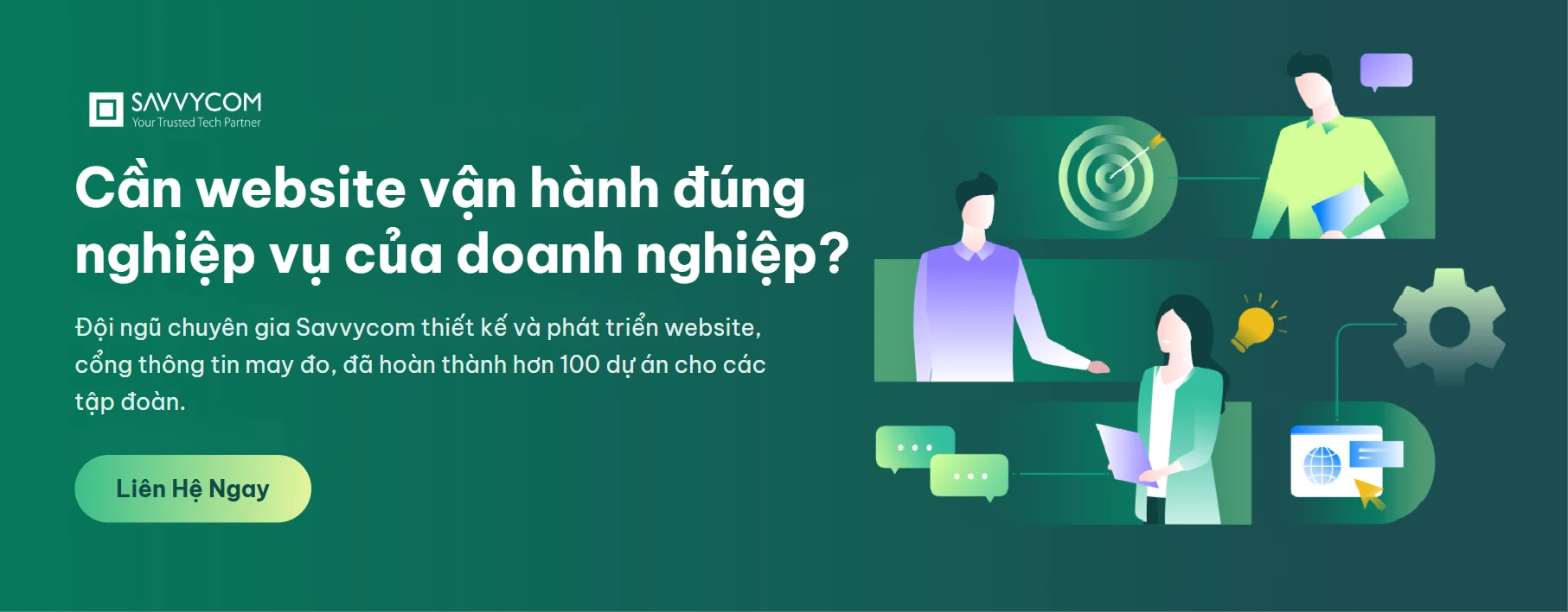 Cần website vận hành đúng nghiệp vụ của doanh nghiệp? - Savvycom